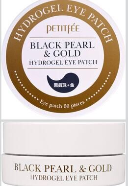 Petitfee Black Pearl & Gold Hydrogel Eye Patch, 60 Pieces, 2.96 oz (84 g)